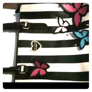 Betsey Johnson Be Mine Multi Compartment Tote